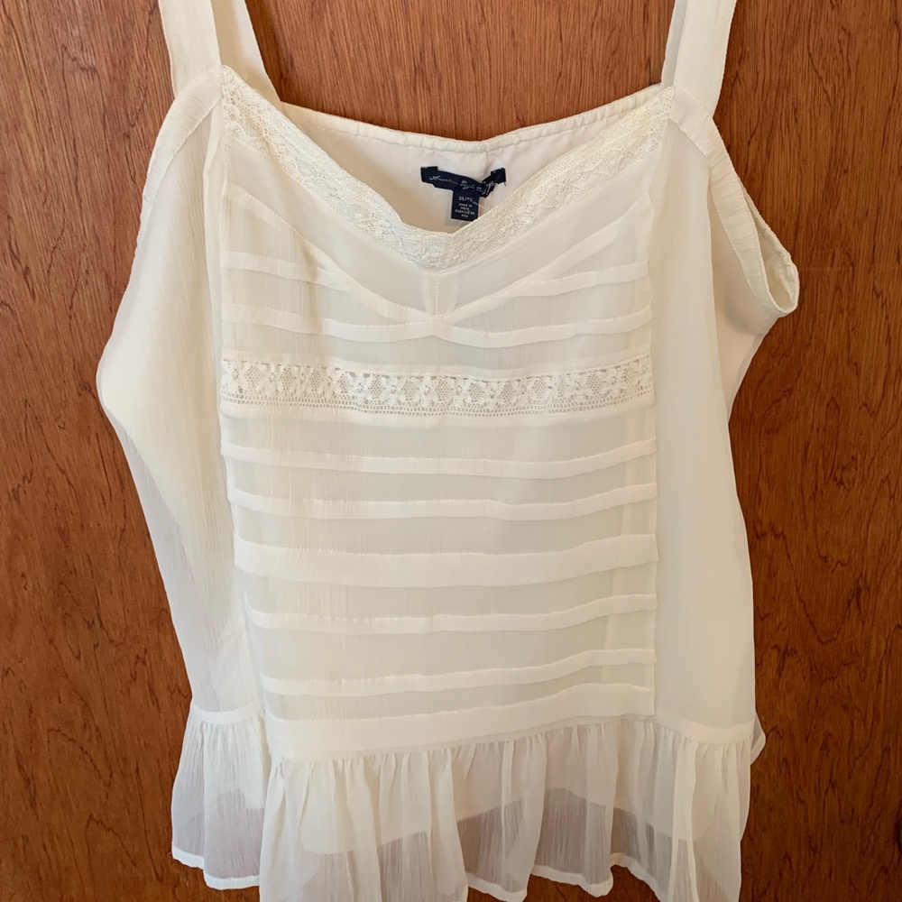 NWT- American Eagle 🦅 White boho tank